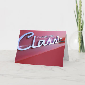 Het klassieke Embleem van de Auto van het Chroom Kaart
