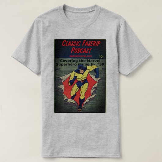 Het klassieke FASERIP Podcast Shirt! T-shirt (Design voorkant)