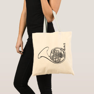 Het klassieke instrument van de Hoorn van Frankrij Tote Bag