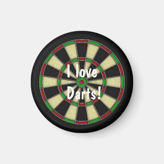 Het klassieke Ontwerp van het Dartboard, Pijltjes, Magneet (Voorkant)
