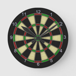 Het klassieke Ontwerp van het Dartboard, Pijltjes, Ronde Klok