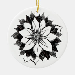 Het KLASSIEKE Ornament van POINSETTIA