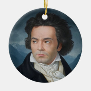 Het klassieke portret van Beethoven Keramisch Ornament