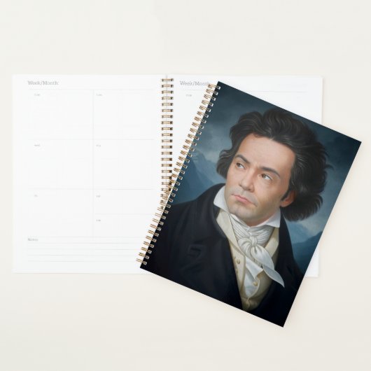 Het klassieke portret van Beethoven Planner (Display)