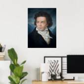Het klassieke portret van Beethoven Poster (Thuiskantoor)