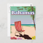 Het klassieke poster van de Bahamas Briefkaart (Voorkant / Achterkant)