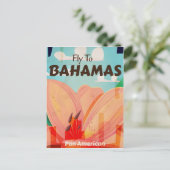 Het klassieke poster van de Bahamas Briefkaart (Staand voorkant)
