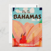 Het klassieke poster van de Bahamas Briefkaart (Voorkant / Achterkant)