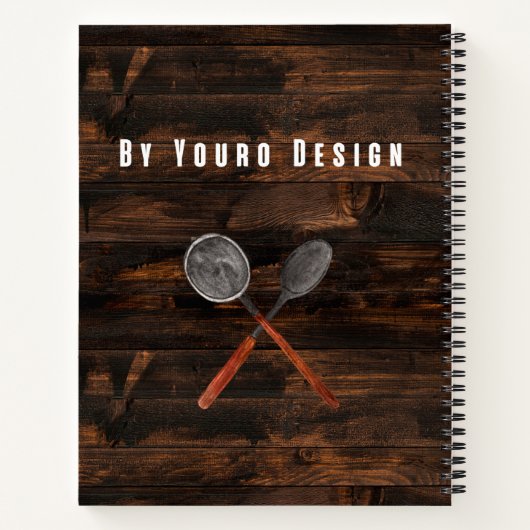 Het klassieke recept van de familie notitieboek (Achterkant)