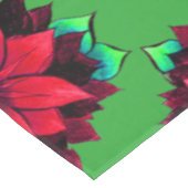 Het KLASSIEKE RODE Ontwerp van POINSETTIA Tafelkleed (Gekanteld)