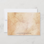 Het klassieke Thema van de Wijn of van de RSVP Kaartje (Achterkant)