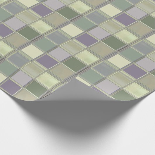 Het klassieke Verpakkende Document van de Douane Cadeaupapier (Hoek)