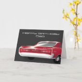 Het klassieke Wenskaart van de Auto Kaart (Gele Bloem)