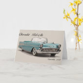 Het klassieke Wenskaart van de Auto Kaart (Gele Bloem)