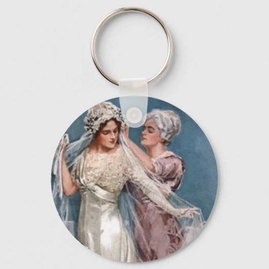 Het kleden van de bride sleutelhanger (Voorkant)