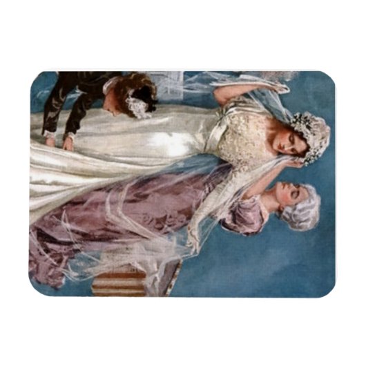 Het kleden van de bruid magneet (Horizontaal)