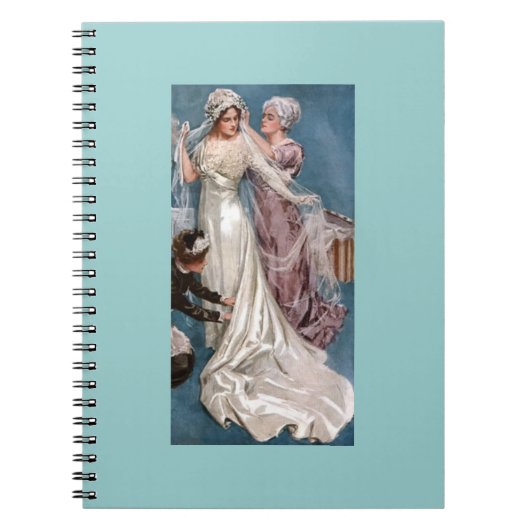 Het kleden van de bruid notitieboek (Voorkant)