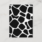 Het kleine Baby shower van de Koe brengt een Kaart (Achterkant)