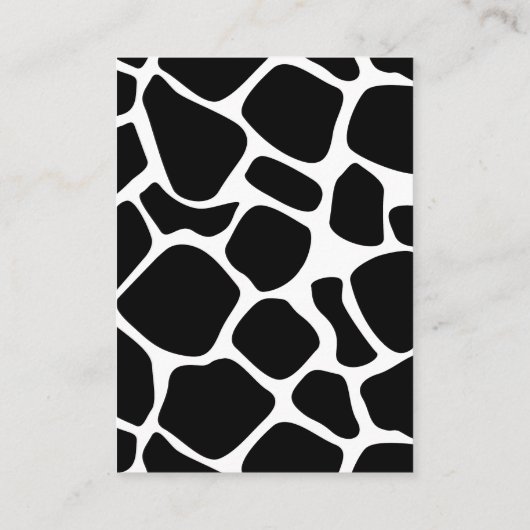 Het kleine Baby shower van de Koe brengt een Kaart (Achterkant)