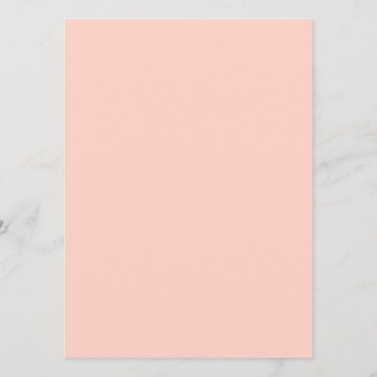 Het kleine Baby shower van de Perzik wenst voor de Advieskaart (Achterkant)