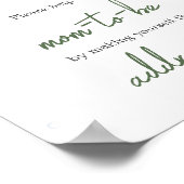 Het kleine Baby shower van de Vissersbeker Poster (Hoek)