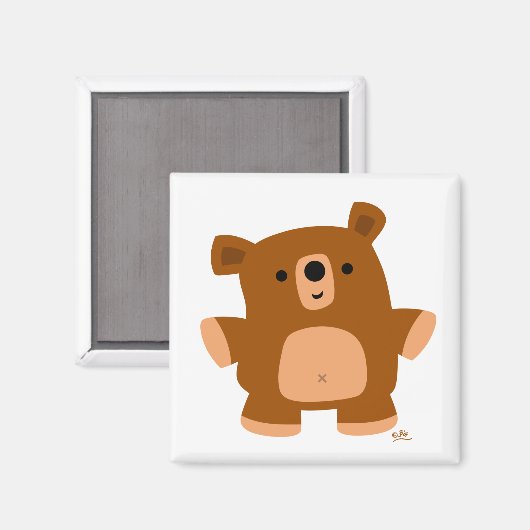 Het kleine beer magneet (Voorkant / Achterkant)