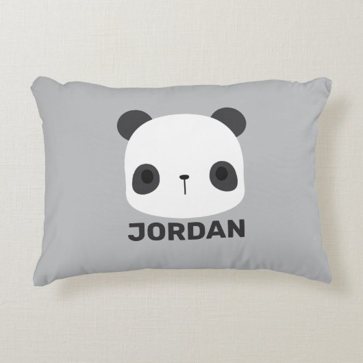 Het Kleine Beer van Panda van de klap met Persoonl Accent Kussen (Voorkant)