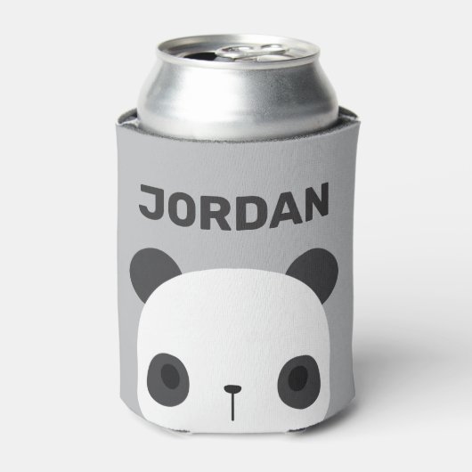 Het Kleine Beer van Panda van de klap met Persoonl Blikjeskoeler (Blikje Voorkant)