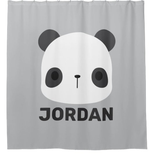 Het Kleine Beer van Panda van de klap met Persoonl Douchegordijn (Voorkant)