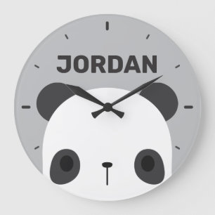Het Kleine Beer van Panda van de klap met Persoonl Grote Klok