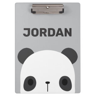 Het Kleine Beer van Panda van de klap met Persoonl Klembord