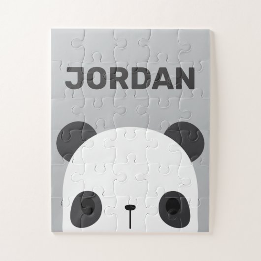 Het Kleine Beer van Panda van de klap met Persoonl Legpuzzel (Verticaal)
