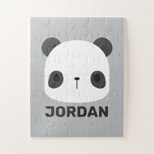Het Kleine Beer van Panda van de klap met Persoonl Legpuzzel (Verticaal)