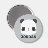 Het Kleine Beer van Panda van de klap met Persoonl Magneet (Voorkant / Achterkant)