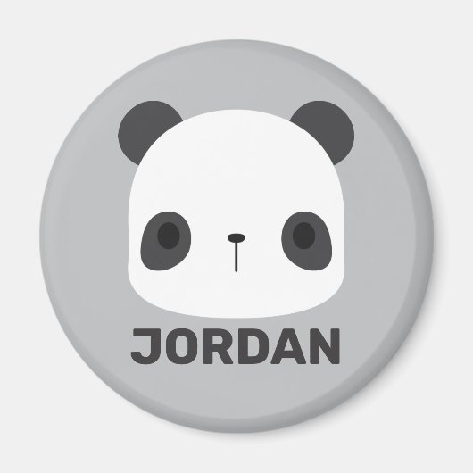 Het Kleine Beer van Panda van de klap met Persoonl Magneet (Voorkant)