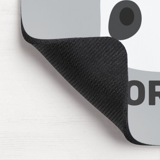 Het Kleine Beer van Panda van de klap met Persoonl Muismat (Hoek)