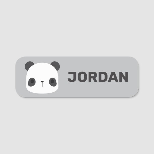 Het Kleine Beer van Panda van de klap met Persoonl Naamplaatje (Voorkant)