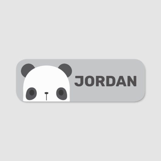 Het Kleine Beer van Panda van de klap met Persoonl Naamplaatje (Voorkant)