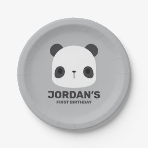 Het Kleine Beer van Panda van de klap met Persoonl Papieren Bordje