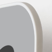 Het Kleine Beer van Panda van de klap met Persoonl Pickleball Paddle (Links Detail)