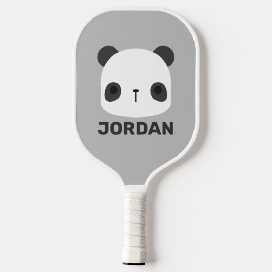 Het Kleine Beer van Panda van de klap met Persoonl Pickleball Paddle (Achterkant)