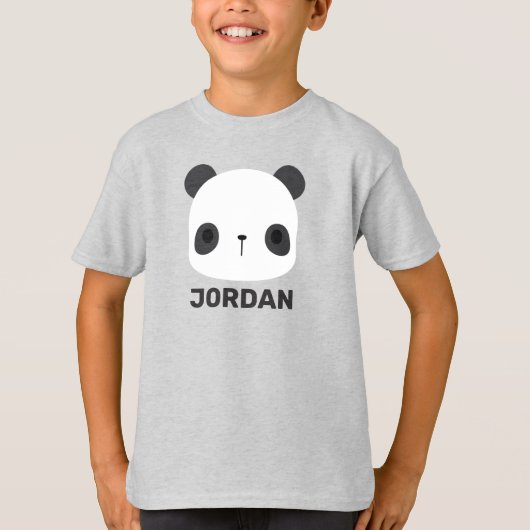 Het Kleine Beer van Panda van de klap met Persoonl T-shirt (Voorkant)