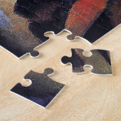 Het kleine blauwe paard van Franz Marc Legpuzzel (Zijkant)