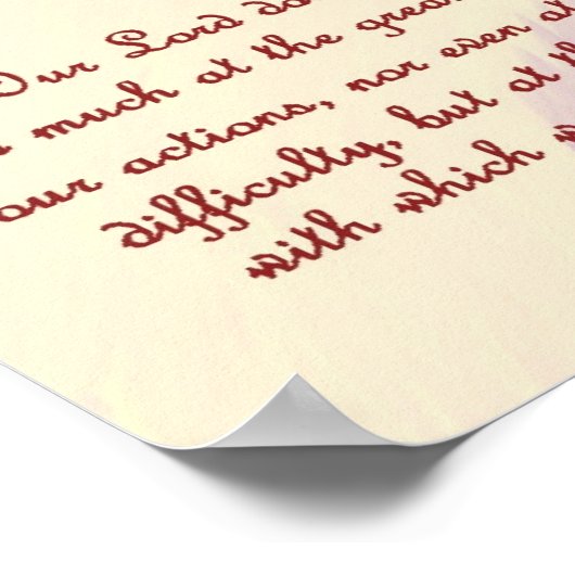 Het kleine bloem poster (Hoek)