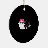 Het kleine boek van mama Halloween Keramisch Ornament (Rechts)