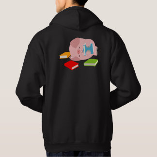 Het kleine boekenhoed (Cute Cartoon Pig.) Hoodie