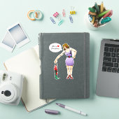 Het kleine elfje. sticker (iPad Cover)