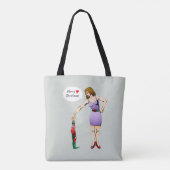 Het Kleine Elfje Tote Bag (Achterkant)