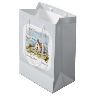 Het Kleine Kapel Bij Het Bruiloftszeehuis Medium Cadeauzakje
