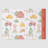 Het Kleine Kinder Patroon van de Boer van de klap  Tissuepapier (Voorkant)